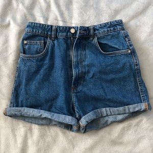 Mom fit denim short ZARA